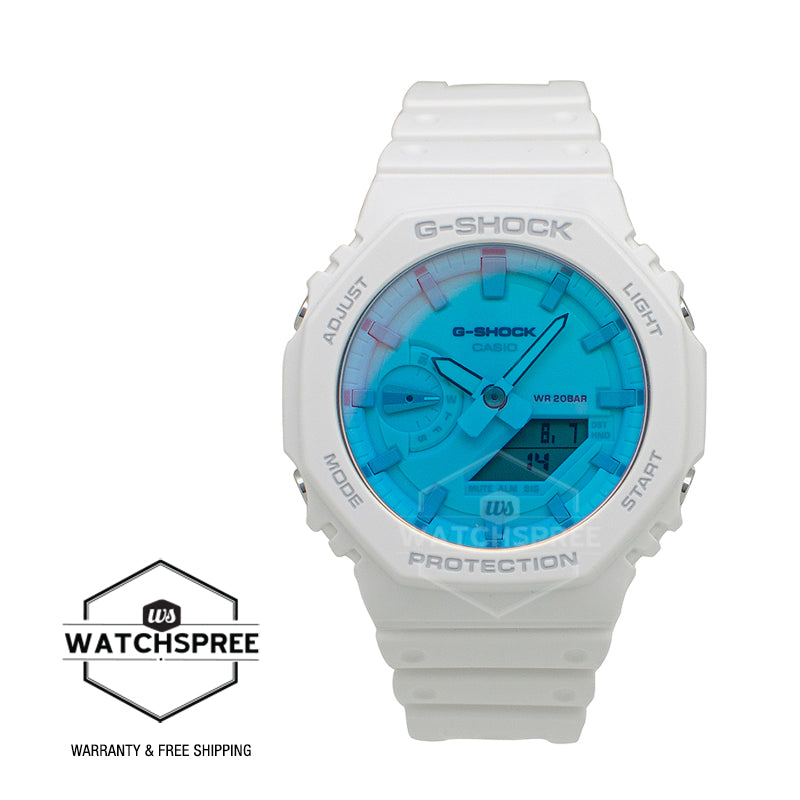 Casio G-Shock GA-2100 Lineup Carbon Core Guard Structure Beach Time Lapse Series Watch GA2100TL-7A