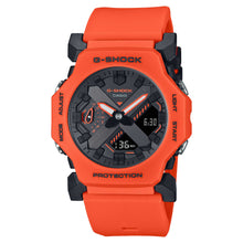 Load image into Gallery viewer, Casio G-Shock GA-2300 Lineup Functional Logo Series Bio-Based Orange Resin Band Watch GA2300FL-4A GA-2300FL-4A
