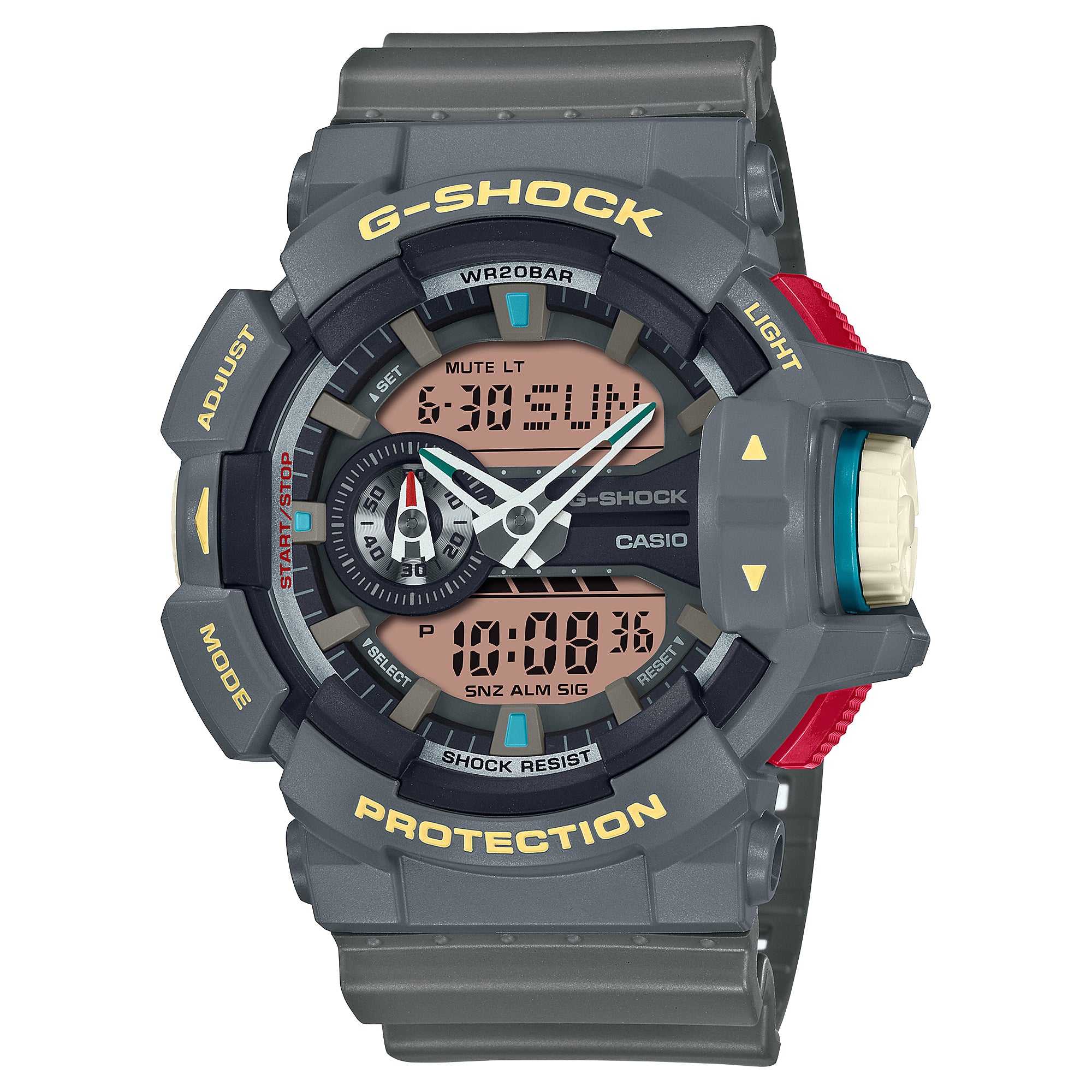 Casio G-Shock GA-400 Lineup Vintage Colours Series Watch GA400PC-8A GA-400PC-8A 