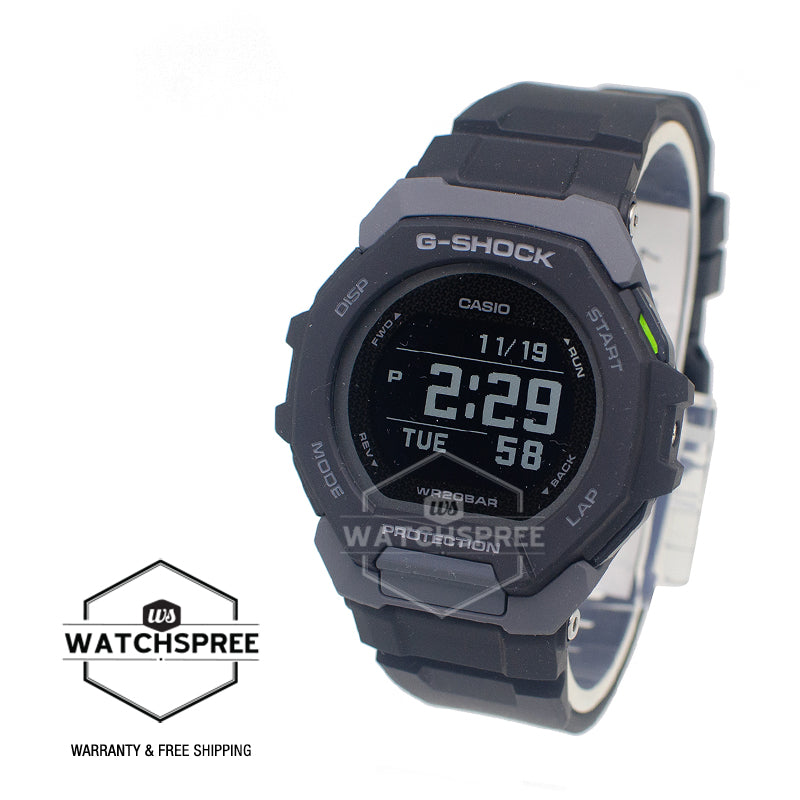 Casio G-Shock GBD-300 Lineup Sports Oriented G-SQUAD Bluetooth® Bio-Based Watch GBD-300-1D GBD-300-1