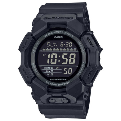 Casio G-Shock GD-010 Lineup Carbon Core Guard Structure Bio-Based Black Resin Band Watch GD010-1A1 GD-010-1A1