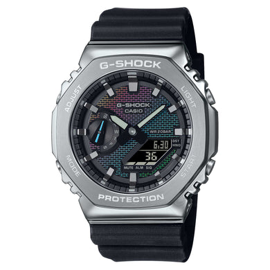 Casio G-Shock G-Steel GM-2100 Lineup Rainbow Brick Wall Series Bio-Based Watch GM2100RW-1A GM-2100RW-1A