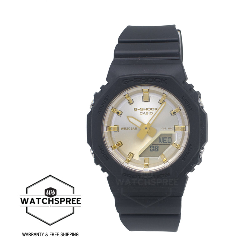 Casio G-Shock for Ladies' Sunset Glow Series Bio-Based Black Resin Band Watch GMAP2100SG-1A GMA-P2100SG-1A