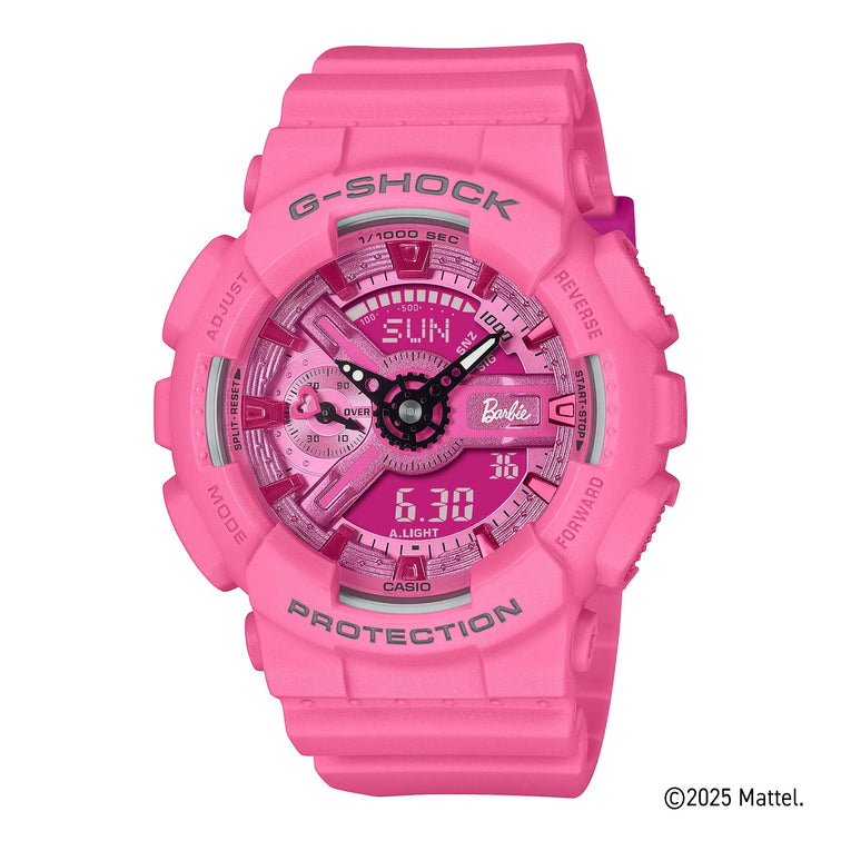 Casio G-Shock for Ladies' Barbie? Collaboration Model Bio-Based Pink Resin Band Watch GMAS110BE-4A GMA-S110BE-4A