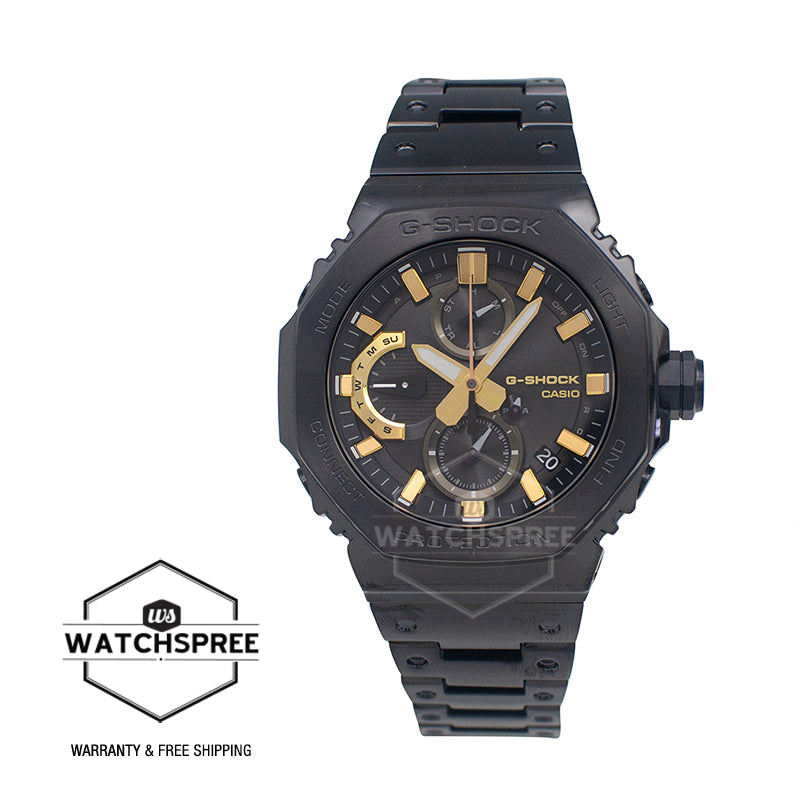 Casio G-Shock (Japan Made) GMC-B2100 Lineup 50th Anniversary Zero to One Series Chronograph Full Metal Series Bluetooth® Tough Solar Dual Time Black Ion Plated Stainless Steel Band Watch GMCB2100ZE-1A GMC-B2100ZE-1A