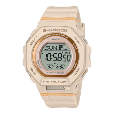 Casio G-Shock for Ladies' GMD-B300 Lineup G-SQUAD BluetoothÇú Dual Time Bio-Based Matte Beige Resin Band Watch GMDB300-4D GMD-B300-4D GMD-B300-4