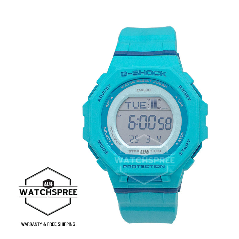 Casio G-Shock for Ladies' GMD-B300 Lineup G-SQUAD Bluetooth© Dual Time Watch GMDB300SC-2D GMD-B300SC-2D GMD-B300SC-2