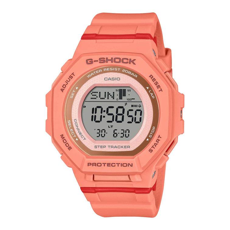 Casio G-Shock for Ladies' GMD-B300 Lineup G-SQUAD Bluetooth© Dual Time Watch GMDB300SC-4D GMD-B300SC-4D GMD-B300SC-4