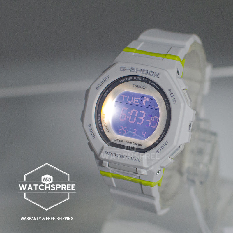 Casio G-Shock for Ladies' GMD-B300 Lineup G-SQUAD Bluetooth© Dual Time Watch GMDB300SC-7D GMD-B300SC-7D GMD-B300SC-7