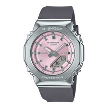 Load image into Gallery viewer, Casio G-Shock for Ladies&#39; Metal-Clad Octagonal Bio-Based Grey Resin Band Watch GMS2110-4A GM-S2110-4A
