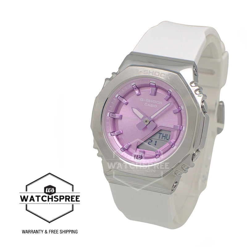 Casio G-Shock for Ladies' Metal-Clad Octagonal Watch GMS2110-7A6 GM-S2110-7A6