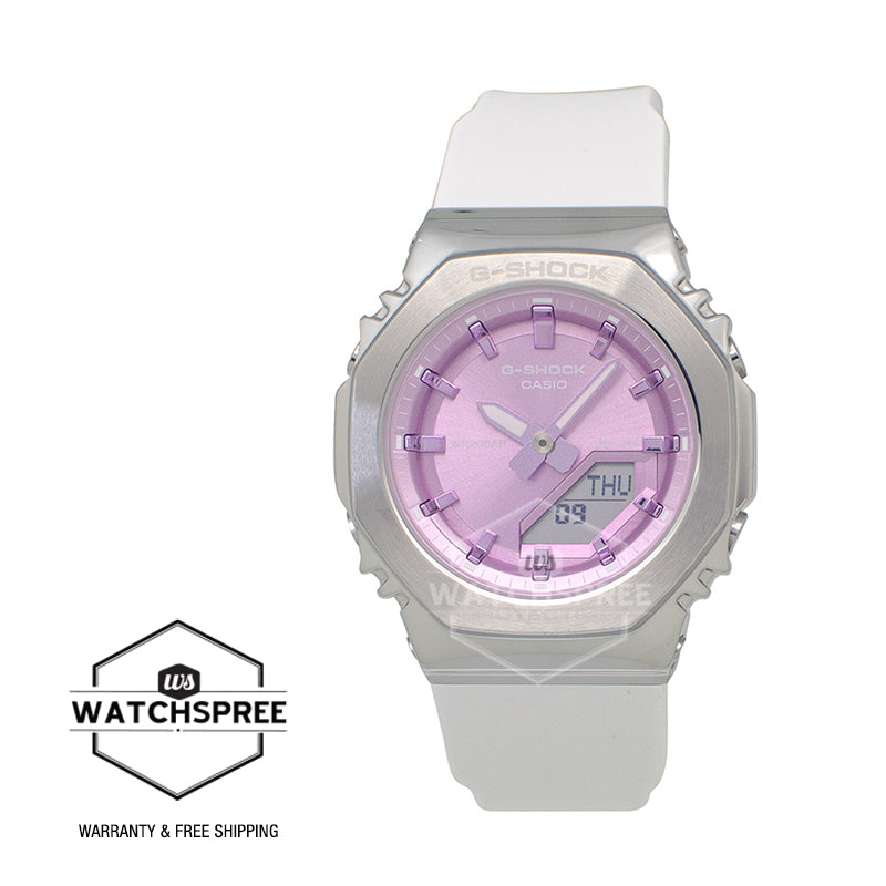 Casio G-Shock for Ladies' Metal-Clad Octagonal Watch GMS2110-7A6 GM-S2110-7A6