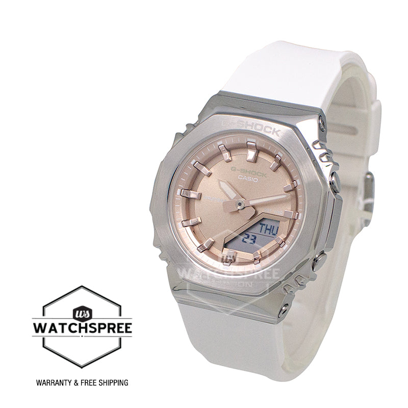 Casio G-Shock for Ladies' Metal-Clad Octagonal Watch GMS2110-7A9 GM-S2110-7A9