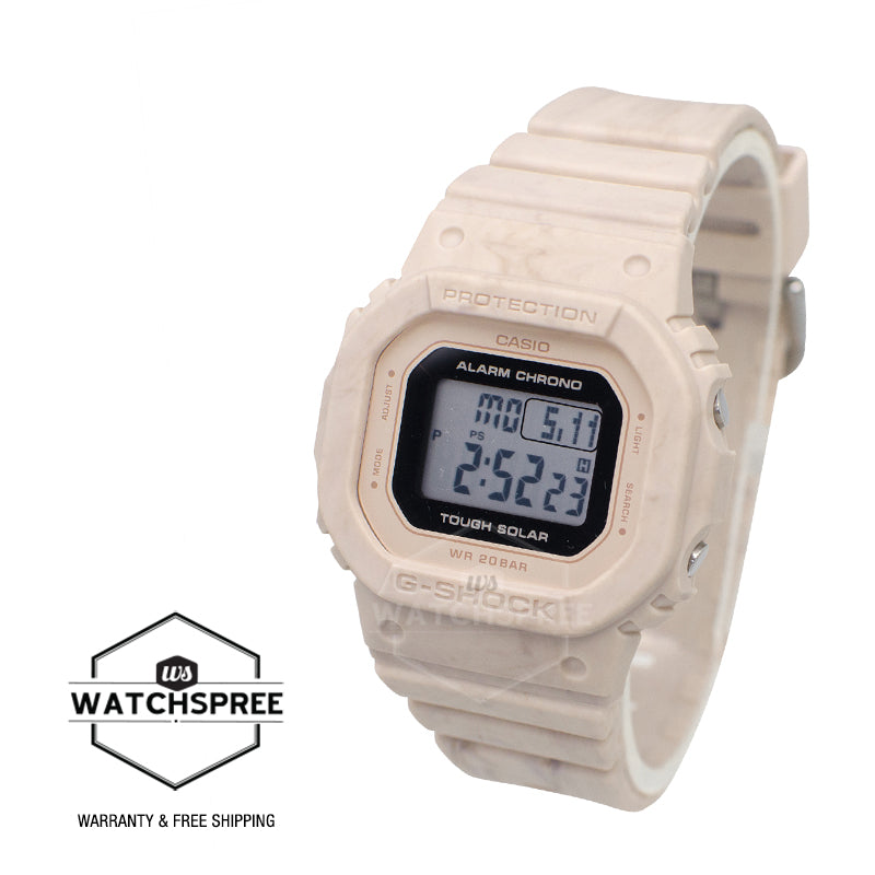 Casio G-Shock for Ladies' Tough Solar Bio-Based Marbled Pattern Watch GMSS5600RT-4D GMS-S5600RT-4D