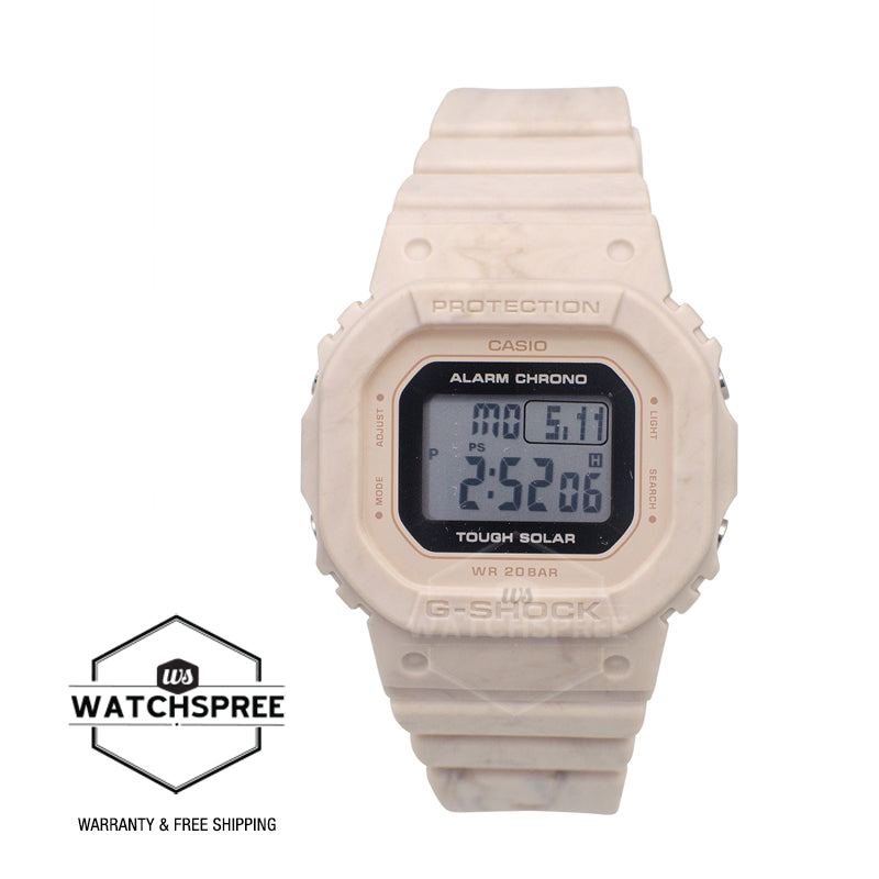 Casio G-Shock for Ladies' Tough Solar Bio-Based Marbled Pattern Watch GMSS5600RT-4D GMS-S5600RT-4D