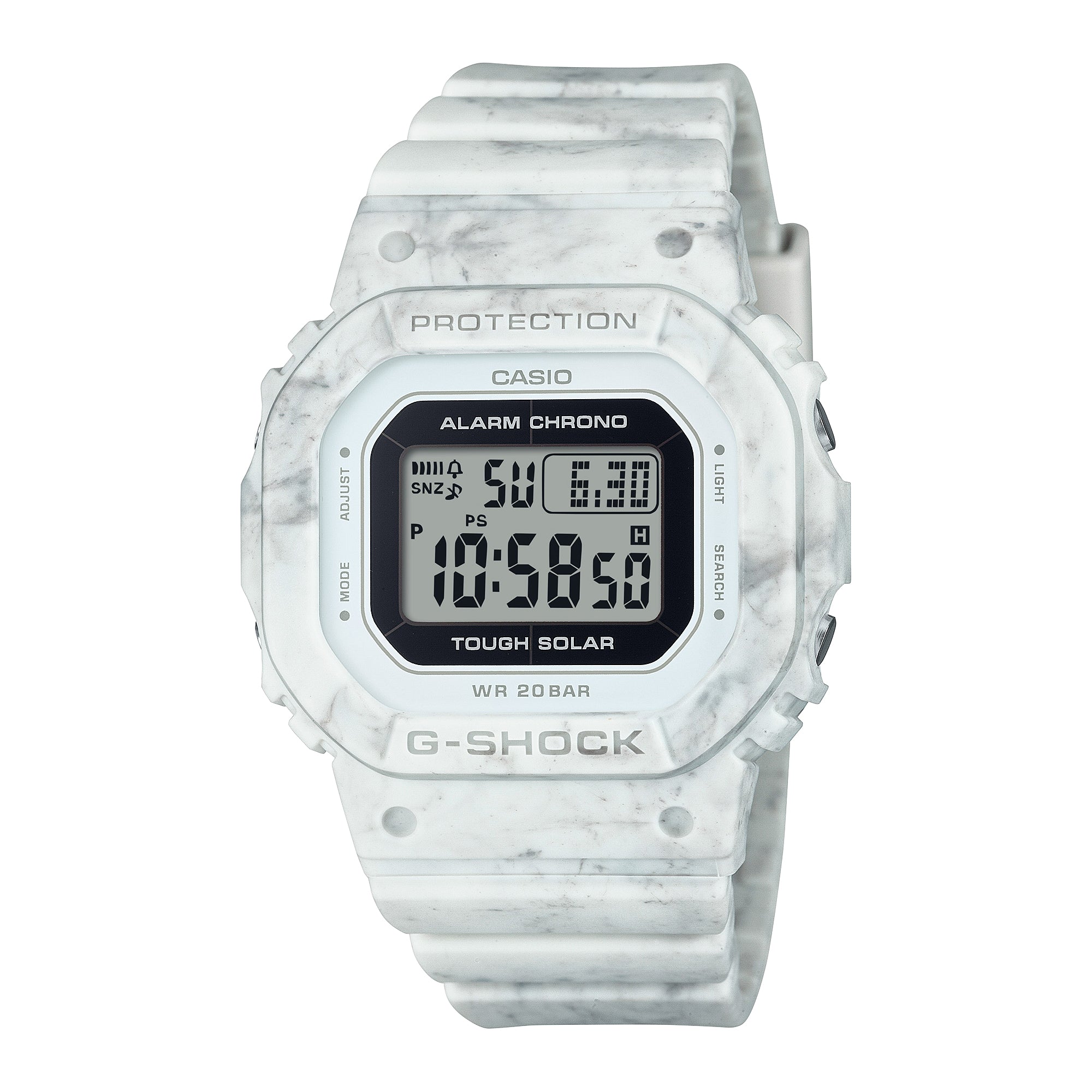 Casio G-Shock for Ladies' Tough Solar Bio-Based Marbled Pattern Watch GMSS5600RT-7D GMS-S5600RT-7D 
