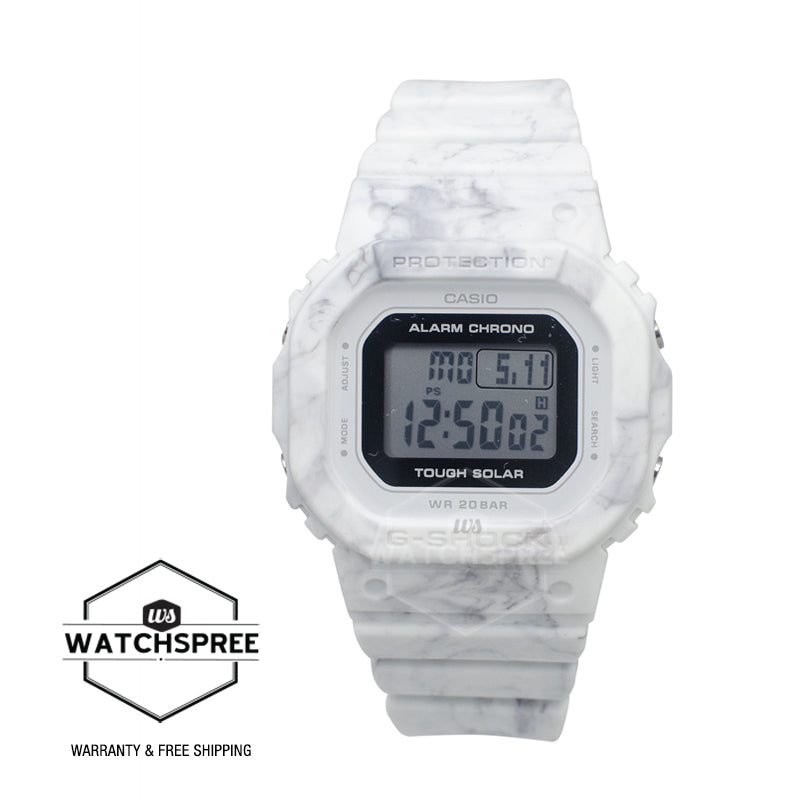 Casio G-Shock for Ladies' Tough Solar Bio-Based Marbled Pattern Watch GMSS5600RT-7D GMS-S5600RT-7D