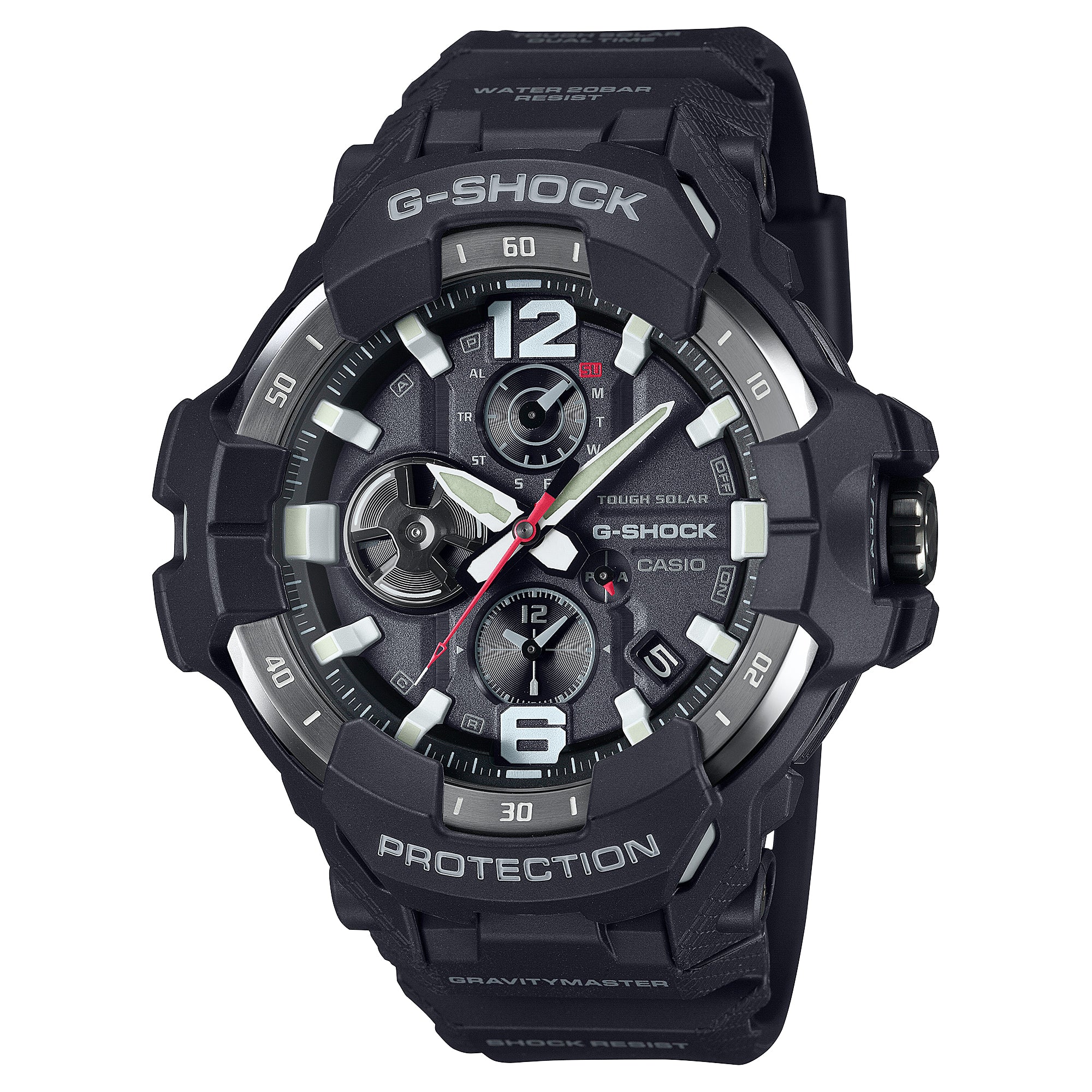 Casio G-Shock MASTER OF G AIR GRAVITYMASTER Bluetooth¨ Tough Solar Bio-Based Watch GRB300-1A GR-B300-1A 