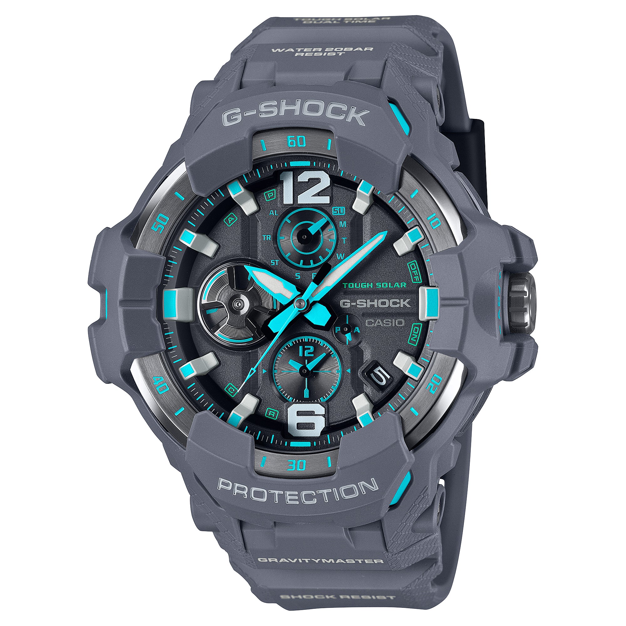 Casio G-Shock MASTER OF G AIR GRAVITYMASTER Bluetooth¨ Tough Solar Bio-Based Watch GRB300-8A2 GR-B300-8A2 
