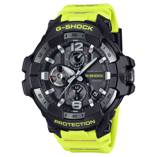 Casio G-Shock MASTER OF G AIR GRAVITYMASTER Rescue Yellow Series Bluetooth© Tough Solar Watch GRB300RY-1A9 GR-B300RY-1A9