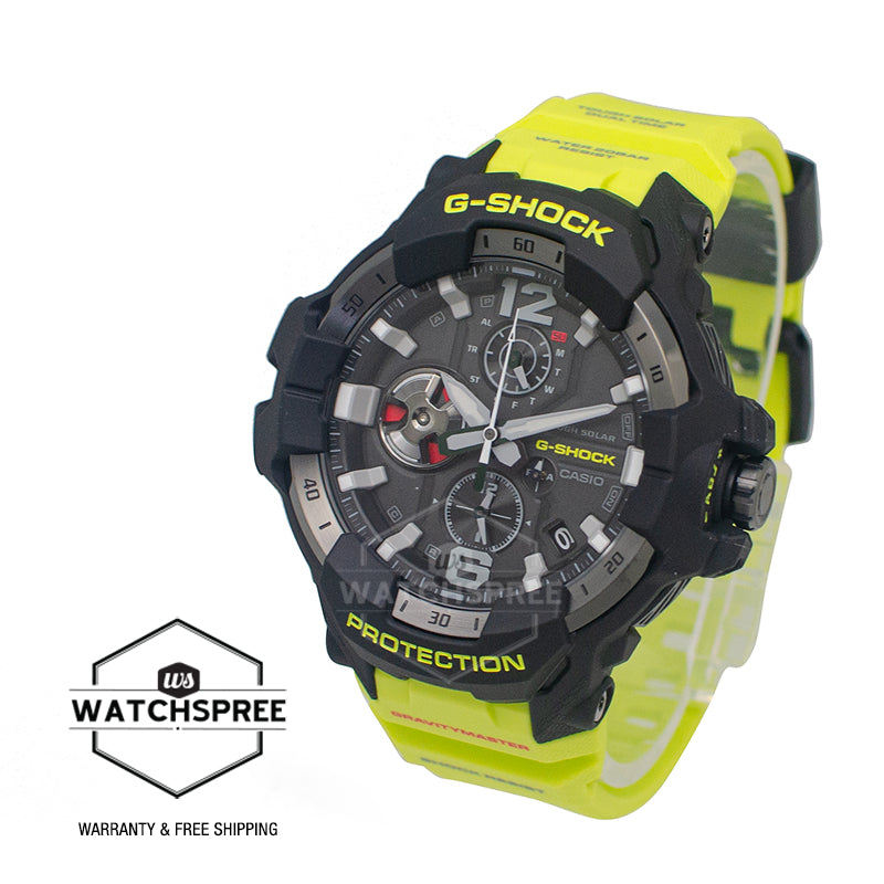 Casio G-Shock MASTER OF G AIR GRAVITYMASTER Rescue Yellow Series Bluetooth© Tough Solar Watch GRB300RY-1A9 GR-B300RY-1A9