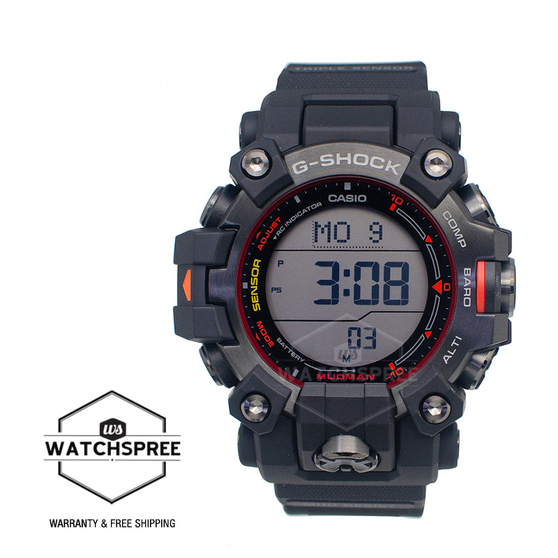 Casio G-Shock MASTER OF G - LAND MUDMAN Emergency Colours Series Triple Sensor Tough Solar Bio-Based Watch GW9500MEC-1D GW-9500MEC-1D GW-9500MEC-1