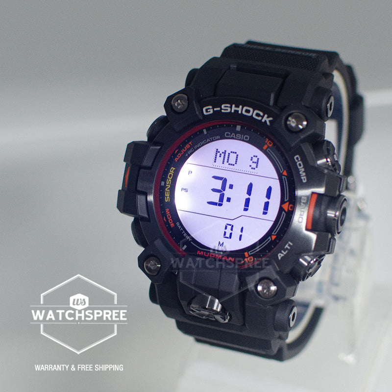 Casio G-Shock MASTER OF G - LAND MUDMAN Emergency Colours Series Triple Sensor Tough Solar Bio-Based Watch GW9500MEC-1D GW-9500MEC-1D GW-9500MEC-1