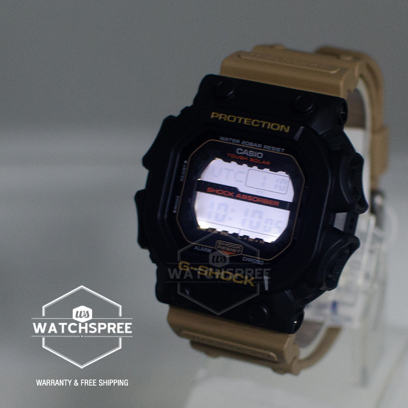 Casio G-Shock GX-56 Lineup Two-Tone Utility Series Tough Solar Beige Resin Band Watch GX56TU-1A5 GX-56TU-1A5