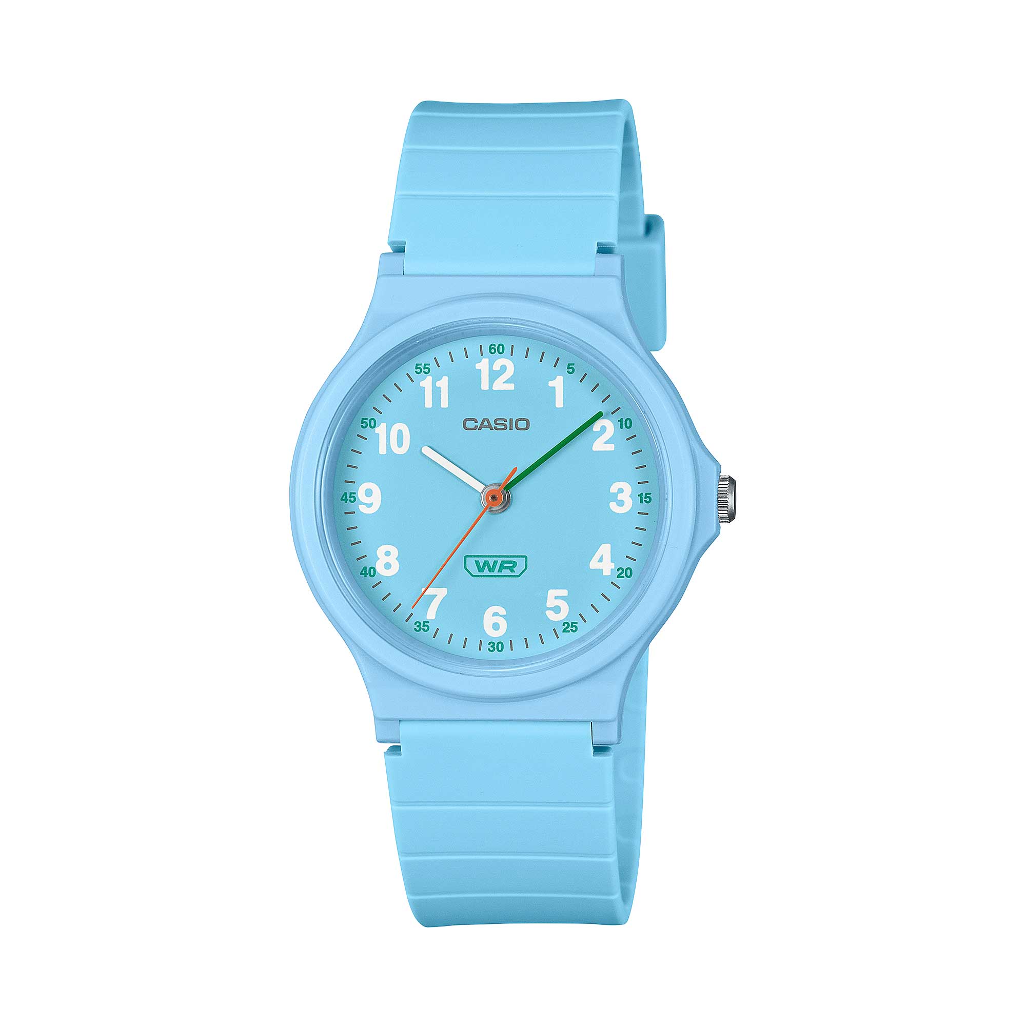 Casio Pop Series Classic Analog Bio-based Blue Resin Band Watch LQ24B-2B LQ-24B-2B