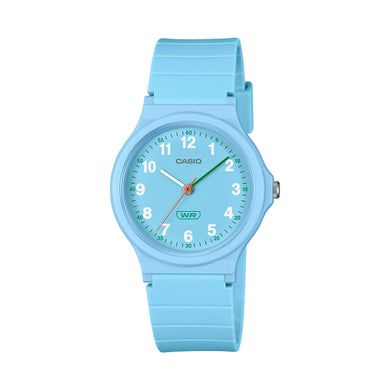 Casio Pop Series Classic Analog Bio-based Blue Resin Band Watch LQ24B-2B LQ-24B-2B