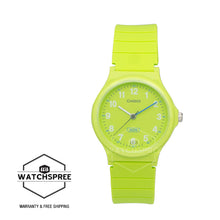 Load image into Gallery viewer, Casio Pop Series Classic Analog Bio-Based Lime Green Resin Band Watch LQ24B-3B LQ-24B-3B
