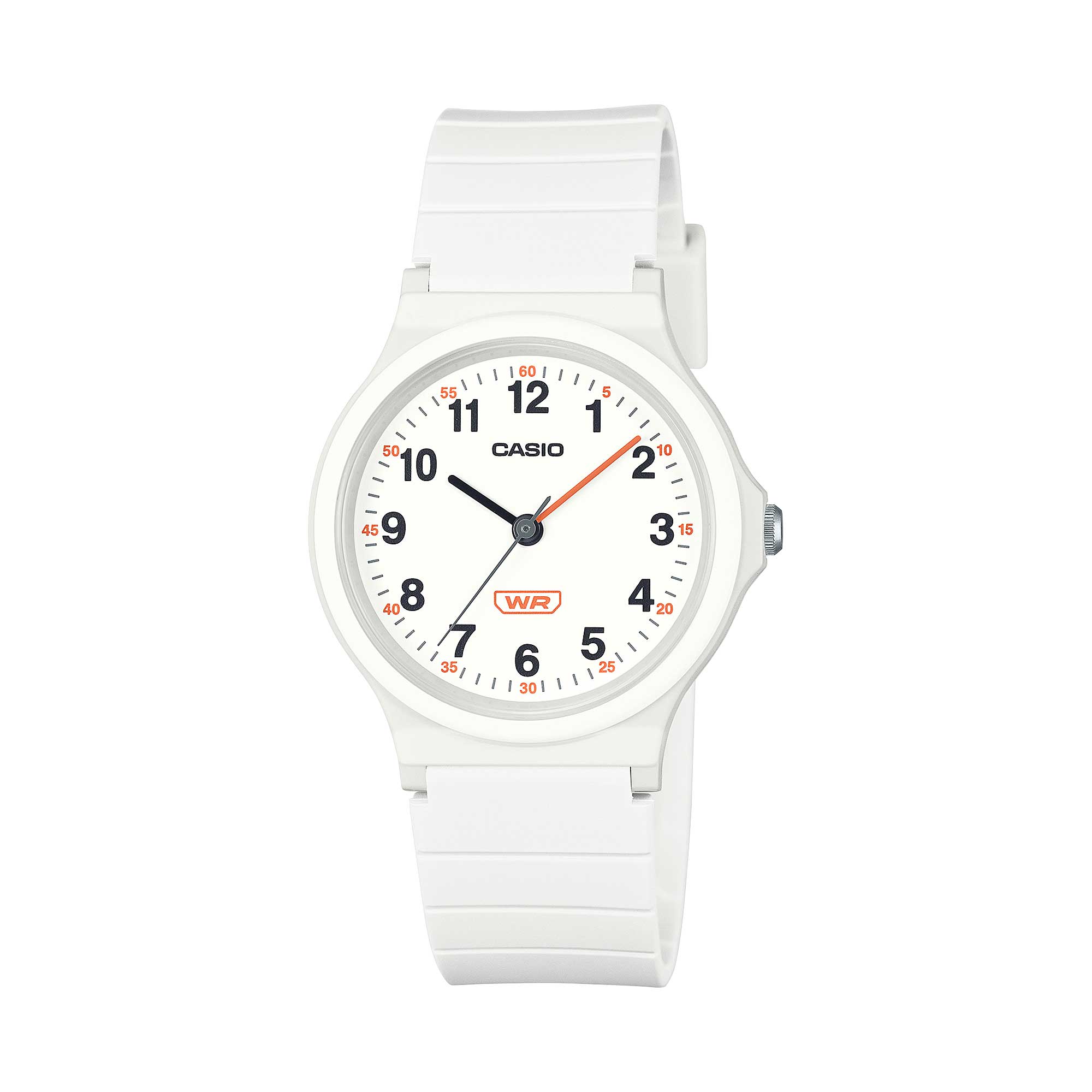 Casio Pop Series Classic Analog Bio-Based White Resin Band Watch LQ24B-7B LQ-24B-7B