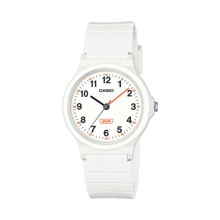 Casio Pop Series Classic Analog Bio-Based White Resin Band Watch LQ24B-7B LQ-24B-7B