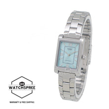 Load image into Gallery viewer, Casio Ladies&#39; Analog Rectangular Dial Stainless Steel Band Watch LTP1234DD-2A LTP-1234DD-2A
