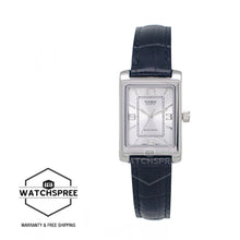 Load image into Gallery viewer, Casio Ladies&#39; Analog Rectangular Dial Black Leather Strap Watch LTP1234LL-7A LTP-1234LL-7A
