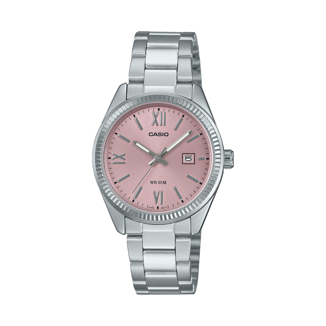 Casio Ladies' Analog Stainless Steel Band Watch LTP1302DD-4A1 LTP-1302DD-4A1