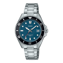 Load image into Gallery viewer, Casio Men&#39;s Analog Sporty Stainless Steel Band Watch MDV10D-2A1 MDV-10D-2A1
