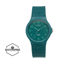 Load image into Gallery viewer, Casio Pop Series Classic Analog Bio-Based Green Resin Band Watch MQ24B-3B MQ-24B-3B
