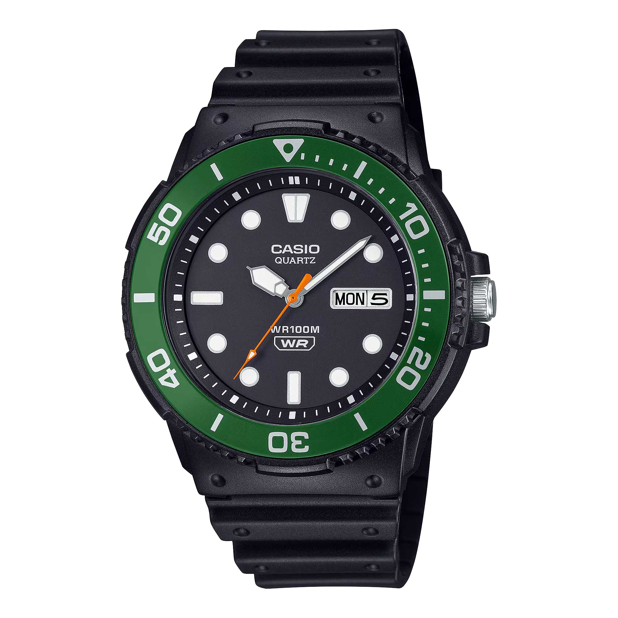 Casio Analog Black Resin Band Watch MRW230H-1E3 MRW-230H-1E3