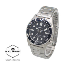 Load image into Gallery viewer, Casio Men&#39;s Analog Sporty Stainless Steel Band Watch MTD135D-1A MTD-135D-1A
