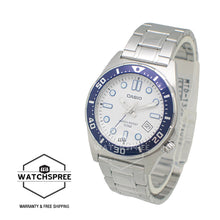 Load image into Gallery viewer, Casio Men&#39;s Analog Sporty Stainless Steel Band Watch MTD135D-7A MTD-135D-7A
