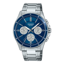 Load image into Gallery viewer, Casio Men&#39;s Analog Multi-Hand Stainless Steel Band Watch MTP1374D-2A3 MTP-1374D-2A3
