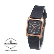 Load image into Gallery viewer, Casio Analog Square Dial Black Resin Band Watch MTPB175-5B MTP-B175-5B
