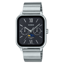 Load image into Gallery viewer, Casio Men&#39;s Analog Square Dial Stainless Steel Band Watch MTPM305D-1A2 MTP-M305D-1A2
