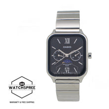 Load image into Gallery viewer, Casio Men&#39;s Analog Square Dial Stainless Steel Band Watch MTPM305D-1A2 MTP-M305D-1A2
