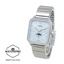 Load image into Gallery viewer, Casio Men&#39;s Analog Square Dial Stainless Steel Band Watch MTPM305D-2A MTP-M305D-2A
