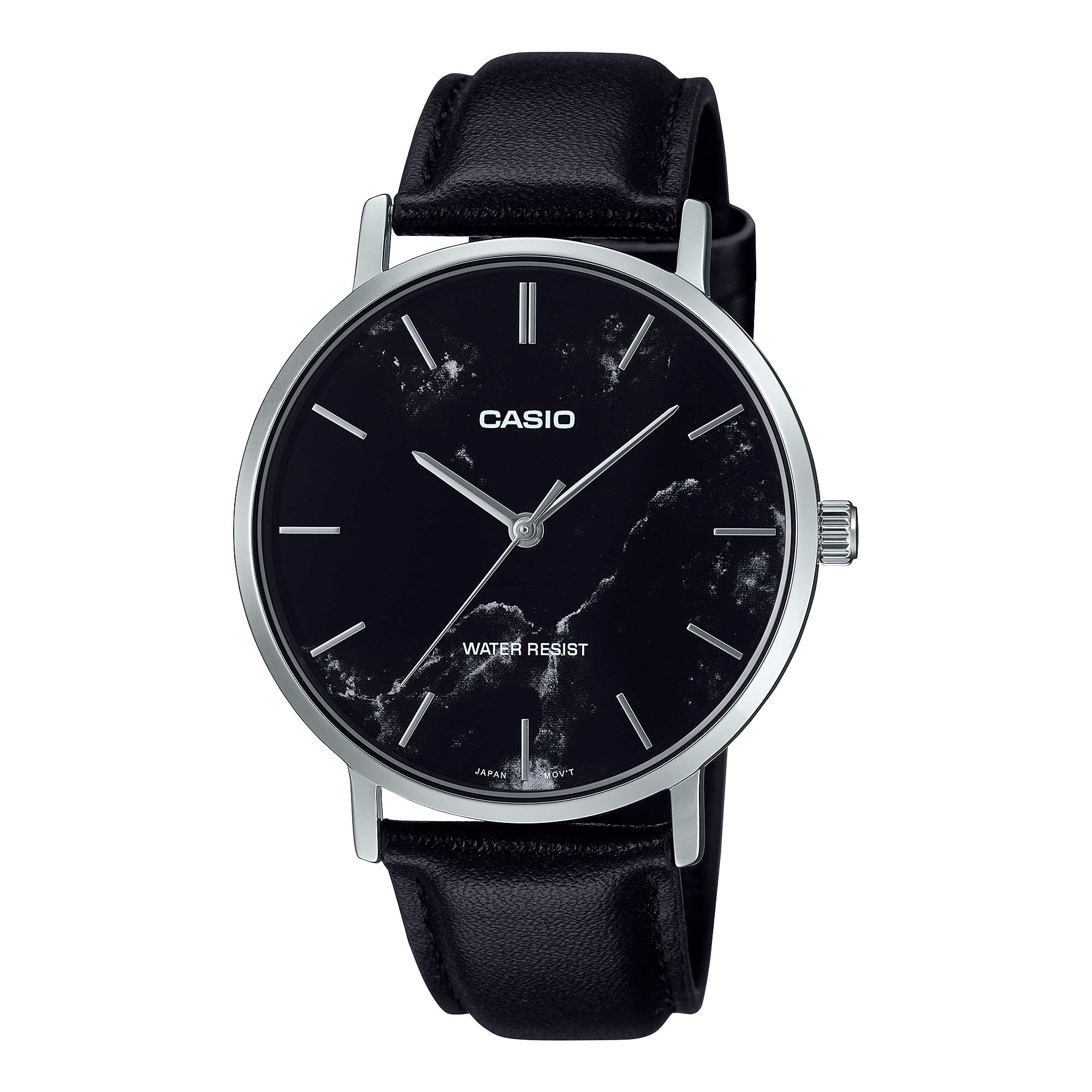 Casio mens watch black sale