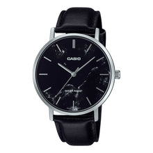 Load image into Gallery viewer, Casio Men&#39;s Analog Black Leather Strap Watch MTPVT01LM-1A MTP-VT01LM-1A
