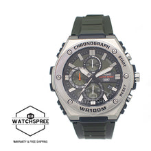 Load image into Gallery viewer, Casio Sporty Chronograph Olive Green Resin Band Watch MWA300H-3A MWA-300H-3A
