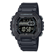 Load image into Gallery viewer, Casio Digital Dual Time Black Resin Band Watch MWD110HB-1B MWD-110HB-1B
